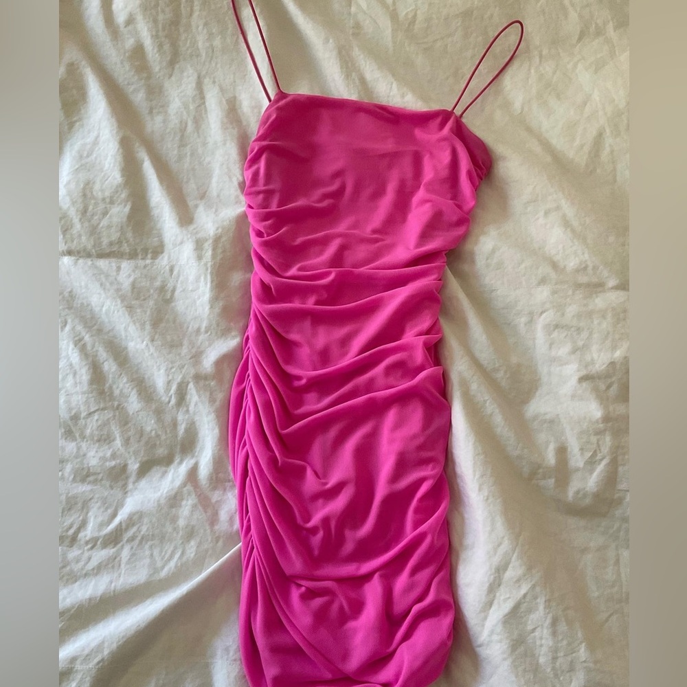 Super cute hot pink dress from princess Polly